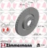 Диск гальмівний Coat Z ZIMMERMANN 400554220 (фото 1)