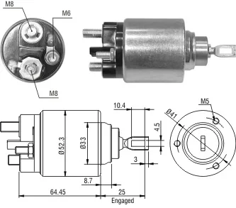 Втягуюче реле стартера ZM ZM 1371