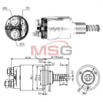 Втягуюче реле стартера ZM ZM732
